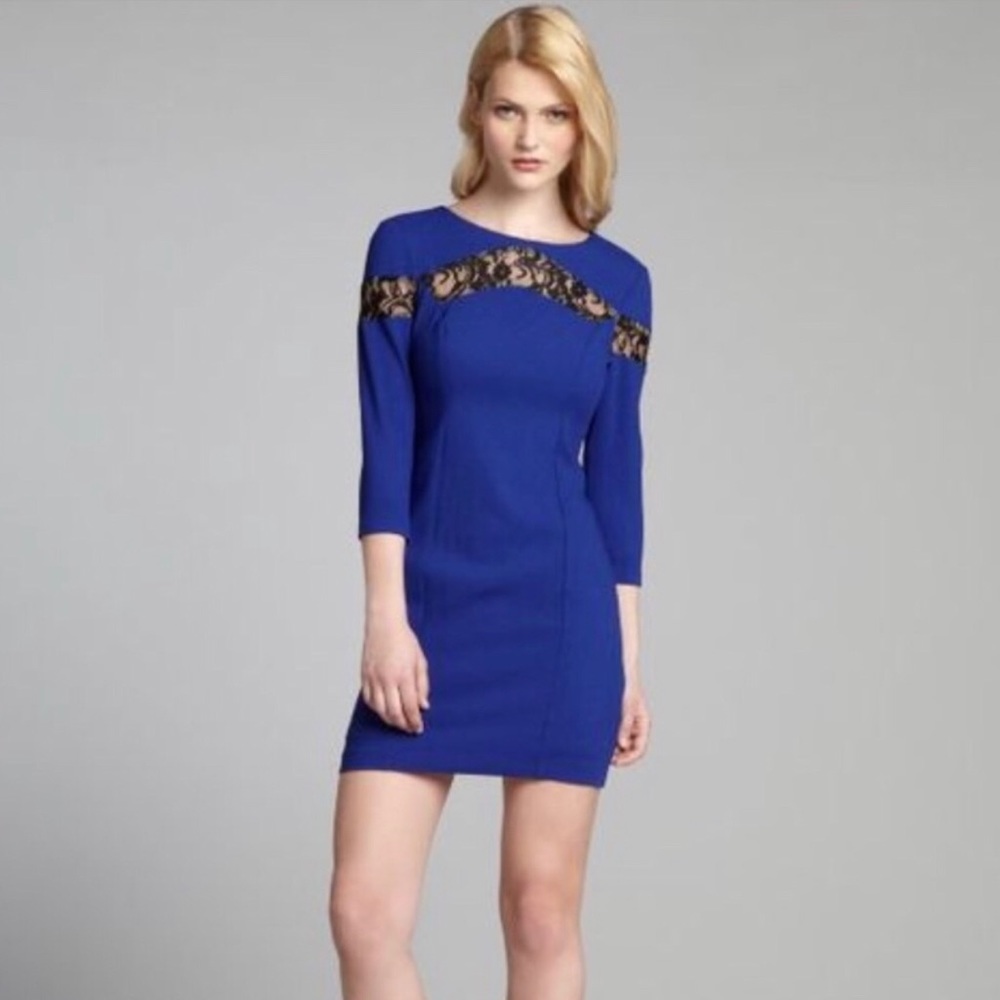MAX & CLEO Dress with Lace Detail NWT Size: 6